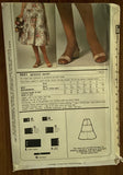 Simplicity 8551 vintage 1970s tiered skirt pattern