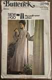 Butterick 3916 sew and go vintage 1970s caftan sewing pattern