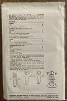 Butterick 431 vintage 1980s stuffed animals and clothes sewing pattern.
