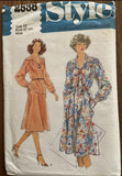 Style 2538 vintage 1970s dress, top and skirt sewing pattern Bust 34 inches