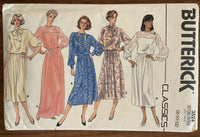 Butterick 3524 vintage1980s dress pattern