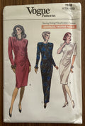 Vogue 7638 vintage 1980s dress sewing pattern Bust 38 inches