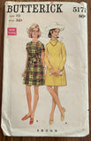 Butterick 5171 vintage 1960s dress sewing pattern