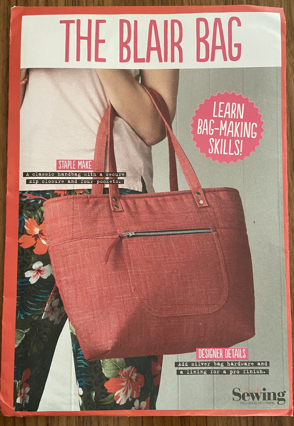 Simply sewing the blair bag sewing pattern