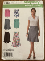Simplicity 2451 skirts sewing pattern