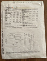 Vogue American Designer v1237 Tom and Linda Platt dress and cropped jacket sewing pattern Bust 36 to 42 inches