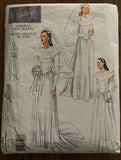 Vogue 2384 reissued vintage 1944 wedding bridal dress sewing pattern Bust 34, 36, 38 inches