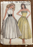 New look 6134 vintage 1980s dress pattern
