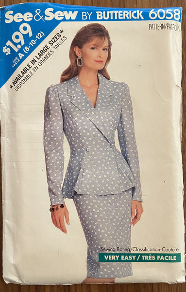 Women, Pant Suit, Sewing Pattern, Mccalls 6972, Long Jacket, No