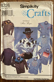 Simplicity 8326 Ann Boyce vintage 1990s misses, men's or boy's Western shirt pattern