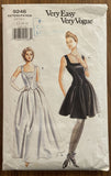 Vogue 9246 vintage 1990s evening skirt and top sewing pattern Bust 34, 36, 38 inches