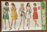 Simplicity 8736 vintage 1970s wrap dress pattern