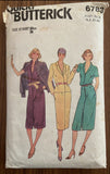 Quick! Butterick 6783 vintage 1980s dress and jacket pattern