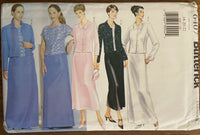 Butterick 6407 vintage 1990s evening jacket, top and skirt sewing pattern Bust 40, 42, 44 inches