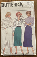 Butterick 4123 vintage 1980s skirts pattern