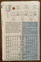 Butterick 3654 vintage 1980s David Warren dress sewing pattern Bust 31 1/2, 32 1/2 inches