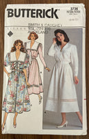 Butterick 3736 vintage 1980s dress pattern
