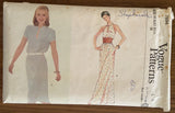 Vogue 7694 Vintage 1980s dress pattern Bust 38 inches