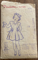 Paulette 479 vintage 1950s children's apron wounded bargain