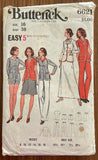 Butterick 6621 vintage 70s jacket, shorts, skirt and pants pattern. Bust 38 inches