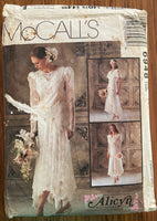 McCall's 6948 Alycyn bridal and bridesmaid dress pattern Bust 36  inches