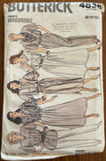 Butterick 4836 vintage 1980s dress, top, skirt and pants pattern. Bust 31 1/2. 32 1/2. 34 inches