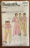 Butterick 6992 vintage 1970s vest, skirt, jacket and pants pattern. Bust 34 inches