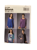 Butterick B6290 Katherine Tilton tops Sewing Pattern Bust 34-36 inches