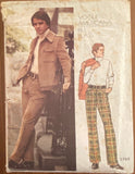 Vintage 1970s Vogue Americana Bill Blass jacket and pants sewing pattern. Chest 40 inches