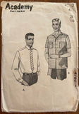 Academy 4762 vintage 1950s men's shirt pattern
