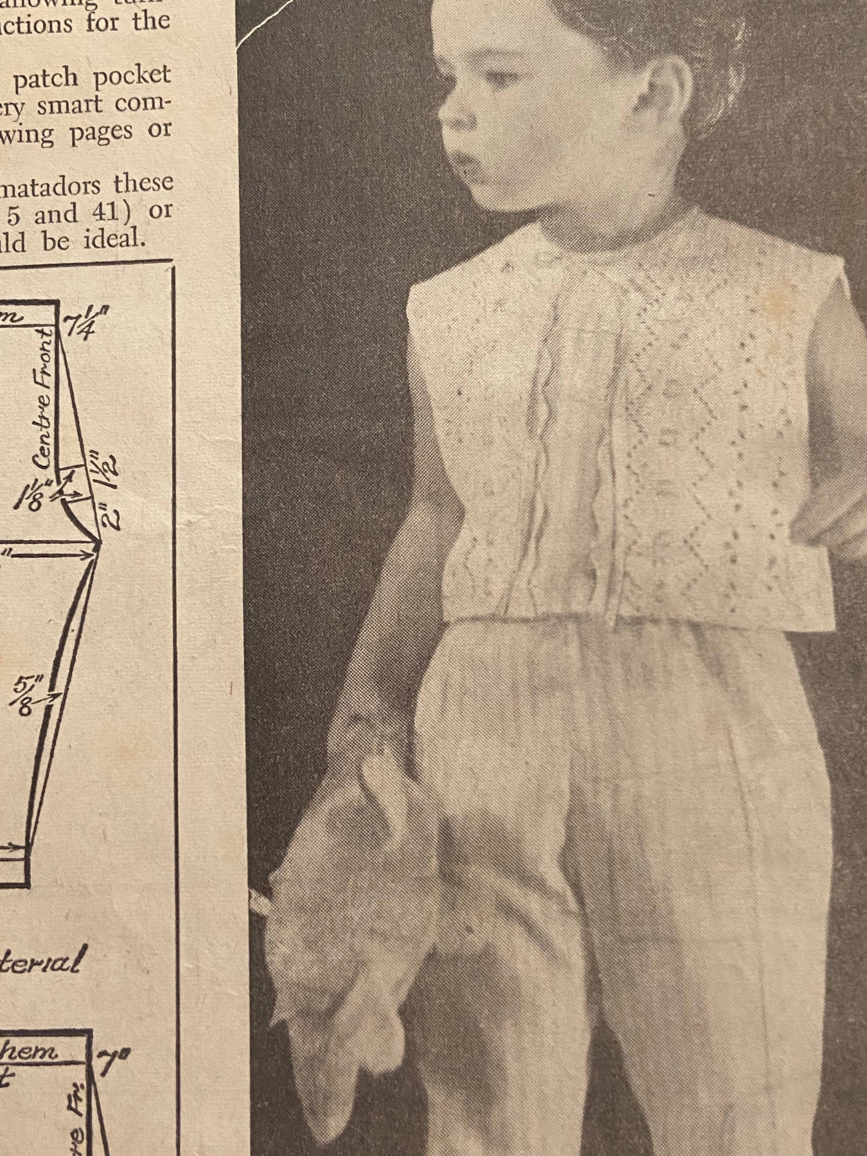 Enid Gilchrist Undies, beach and sleep wear children's pattern book early 1960s, contains many draftable patterns