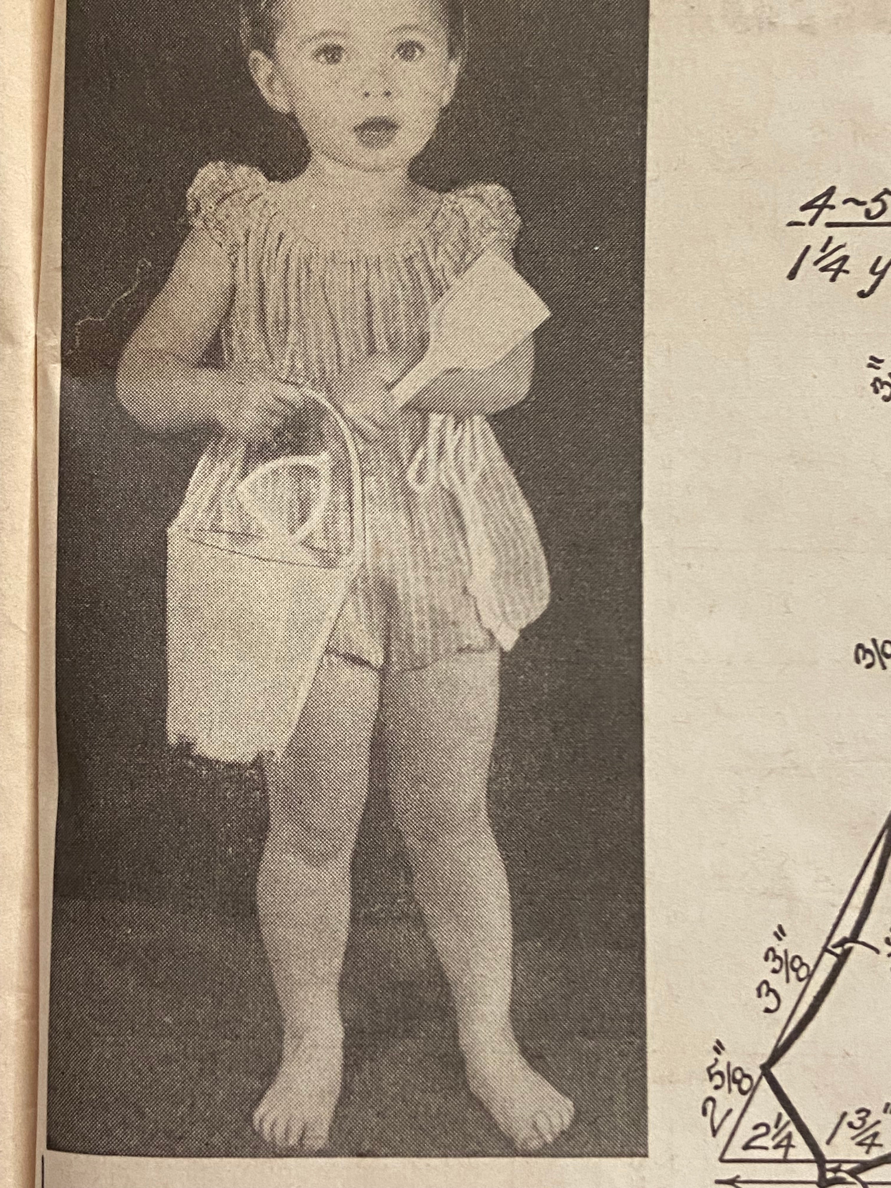 Enid Gilchrist Undies, beach and sleep wear children's pattern book early 1960s, contains many draftable patterns