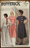 Butterick 3019 vintage 1980s dress pattern. Bust 38