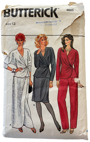 B6932  Misses Top and Pants  Butterick Patterns