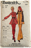 Butterick 6389 vintage 1970s dress shorts and pants pattern