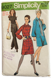 Simplicity 9027 vintage 1970s dress or tunic and pants sewing pattern WOUNDED BARGAIN