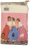 Butterick 4114 vintage 1990s 1950s skirt costume sewing pattern