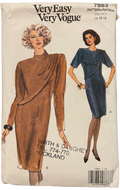 Very easy very vogue 7883 vintage 1990s dress sewing pattern Bust 36, 38, 40 inches