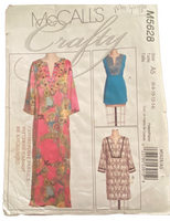 McCall's M5628 tunic and caftan pattern Bust 30.5 - 36