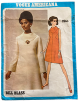 Vogue 2055 Vogue Americana Bill Blass dress sewing pattern Bust 34 inches
