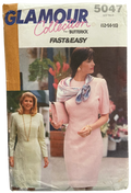 Butterick 5047 vintage 1990s dress sewing pattern. Bust 34, 36, 38