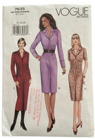 Vogue 7635 dress pattern from the 2000s Bust 34, 36, 38 inches