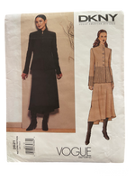 Vogue 2621 vintage 2000s Donna Karan New York DKNY jacket and skirt  pattern
