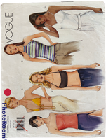 Vogue 2430 top sewing pattern from the 2000s Bust 40, 42, 44 inches
