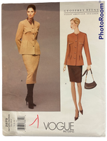 Vogue 2575 Geoffrey Beene jacket and skirt pattern from 2001  Bust 30.5, 31.5, 32.5 inches