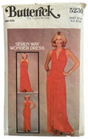 Butterick 5230 vintage 1970s seven way wonder dress pattern