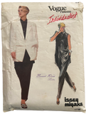 Vogue 1736 vintage 1980s Issey Miyake Individualist jacket, top and pants pattern Bust 34 inches