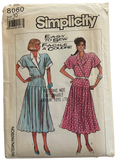 Simplicity 8060 vintage 1980s dress pattern. Bust 32.5