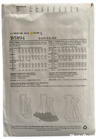 Butterick B5894 princess seamed dress pattern from 2013. Bust 31.5, 32.5, 34, 36, 38 inches