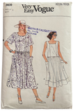 Vogue 8939 vintage 1980s dress pattern. Bust 31.5